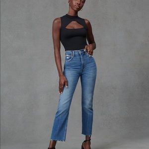 NWT Abercrombie & Fitch Ankle Straight Ultra High Rise Jean